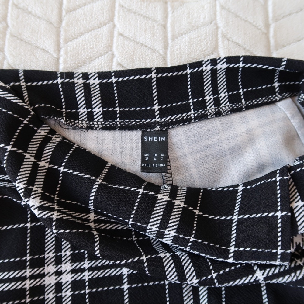 Shein Plaid Skort - Picture 4 of 6